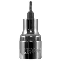 Discover Copa Punta Torx Corta 1/2 Pulgada Punta 1/4 Pulgadas X T10 Discover