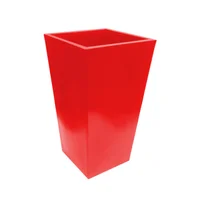 Matera Piramidal Lisa 71cm Rojo