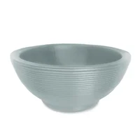 Matera Plástica Ovalada Acanalada 59x26cm Gris