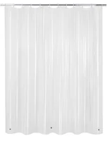 Cortina Bano Pvc Tran Met 178x180 Cm