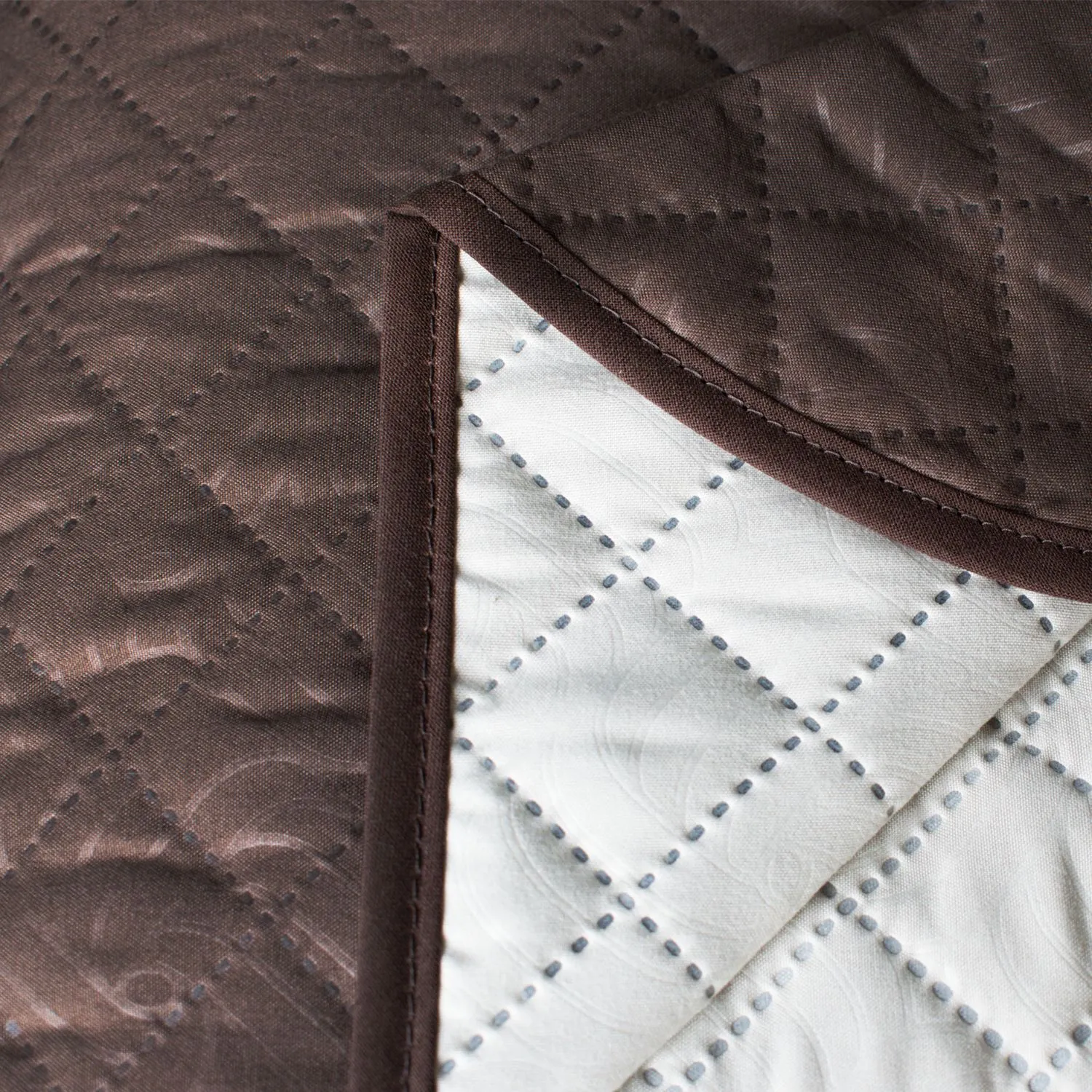 Protector de Sofá Cama Click Clack Doble Faz Choco/Beige 180 x 180 cm 17