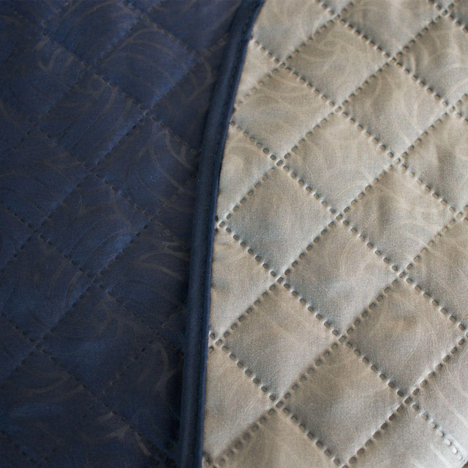 Forro Protector de Sofá Doble Faz 3 puestos Azul/Gris 180 x 180 cm 16