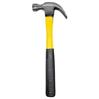 Martillo de Uña Pulido Mango Fibra de Vidrio Caucho 16 Oz Discover