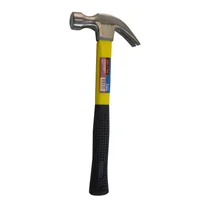 Martillo de Uña Pulido Mango de Fibra de Vidrio Caucho 13 Oz Discover
