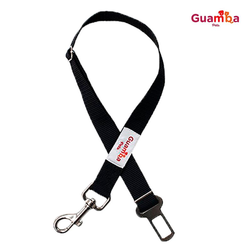 Cinturón De Seguridad Para Mascotas En Coche - Pack De 2, Elástico Y Acolchado, Ajustable De 22 A 34 Pulgadas, Con Mosquetón