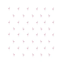 Vinilo Patrón De Flamingos S 200X200Cm