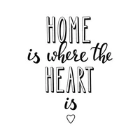 Vinilo Home Is Where The Heart Is Xl 120X150Cm