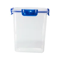 Recipiente Rectangular Clip N Lock No.3 1.6 L Azu