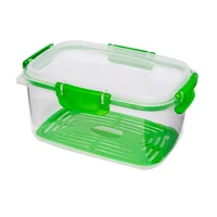 Recipiente Rectangular Clip N Lock No.2R 1.5 L Ve
