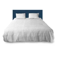 Forro Duvet Extra Y Fundas 220x240 Cm Rayas Gris