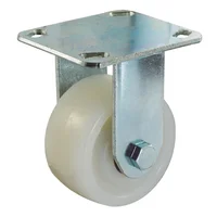Rodachina fija, nylon industrial 150 mm 6"