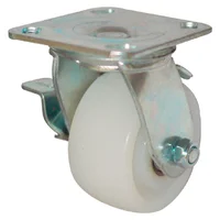 Rodachina giratoria con freno, industrial nylon 125 mm 5"