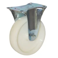 Rodachina fija industrial nylon 125 mm 5"