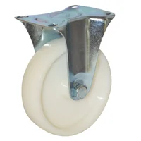 Rodachina fija industrial nylon 100 mm 4"