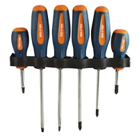 Juego de Destornilladores 6 Piezas Cromo Vanadio Imantado 1.1/2" a 4" Discover
