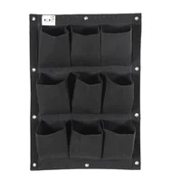 Maceta Jardin Vertical De Pared X9 Bolsillos