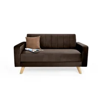 Sofa baru 83x152x83 chocolate tela