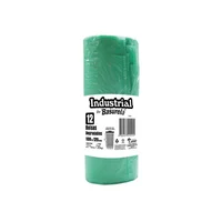 Bolsa para Basura Industrial 110x120cm 12Und c/u Grande Verde Set X 12 Rollos