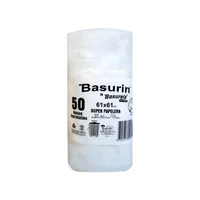 Bolsa para Basura 61x61cm S50Und c/u Papelera Negro Set X 24 Rollos