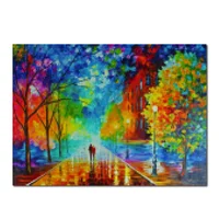 Kit de Pintura: Cuadro para Pintar por Números 40x50 Camino Azul