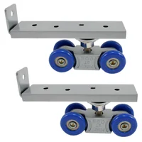 Rodachina tipo patin p/riel closet Jgo 2 Pz con torni