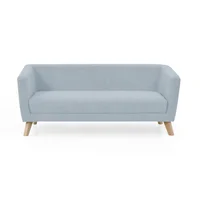 Sofá Montreal 68X170X80 Tela Plata