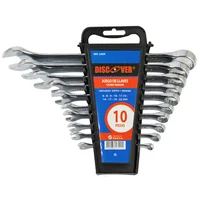 Juego de Llaves Mixtas 10 Piezas Polichadas Cromo Vanadio 6 a 22 mm Discover