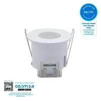 Sensor Inteligente De Movimiento 360° De Empotrar Para Iluminación Vta App