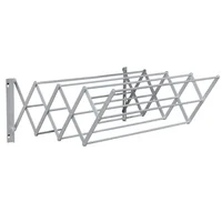 Tendedero Pared Extensible 60cm 11 Tubos Aluminio Crudo