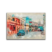 Cuadro Calle Ciudad Xl 115X78 Cm