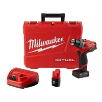 Kit Taladro Milwaukee Compacto con Batería de 12 V y Mandril de 1.27 cm