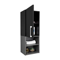 Mueble Auxiliar Bano Madrid 80x30x25 Wengue Plo