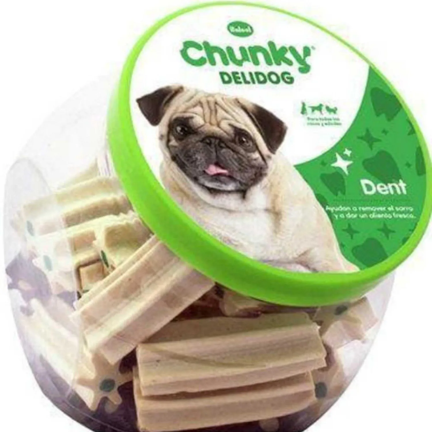 Snack Para Perro Bombonera Deli Dent Chunky 1kg
