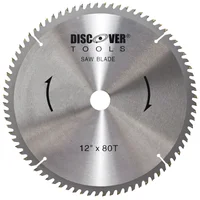 Sierra Circular Dientes Tungsteno Eje 7/8" 80 X 12"