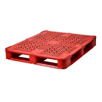 Estiba Plástica Polietileno Alta Densidad ER1012P 100x120x16cm Rojo Set X 10 Unidades