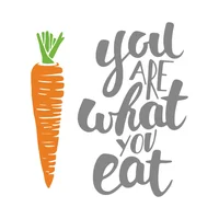Vinilo You Are What You Eat Xs 50X55Cm
