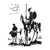 Vinilo Decorativo Don Quijote Xs 48X58Cm