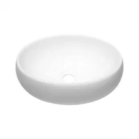 Lavamanos Ceramica Sobreponer Ovalado Blanco Copey Pequeño