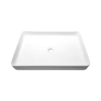 Lavamanos Sobreponer Blanco Rectangular Ibiza De Lujo