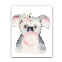 Cuadro Koala Chicle Kids 40X40