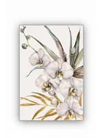 Cuadro Orquidea Gold 50X70