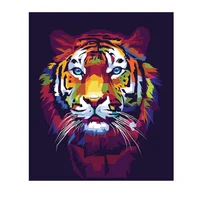 Cuadro Tigre Life Colors 120X90