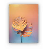 Cuadro Planta Mostera Colors 50X70
