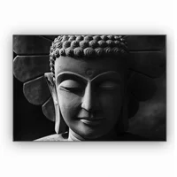 Cuadro Buddha Black 40X40