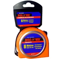 Flexómetro Caja Naranja 25 mm x 8 m Discover