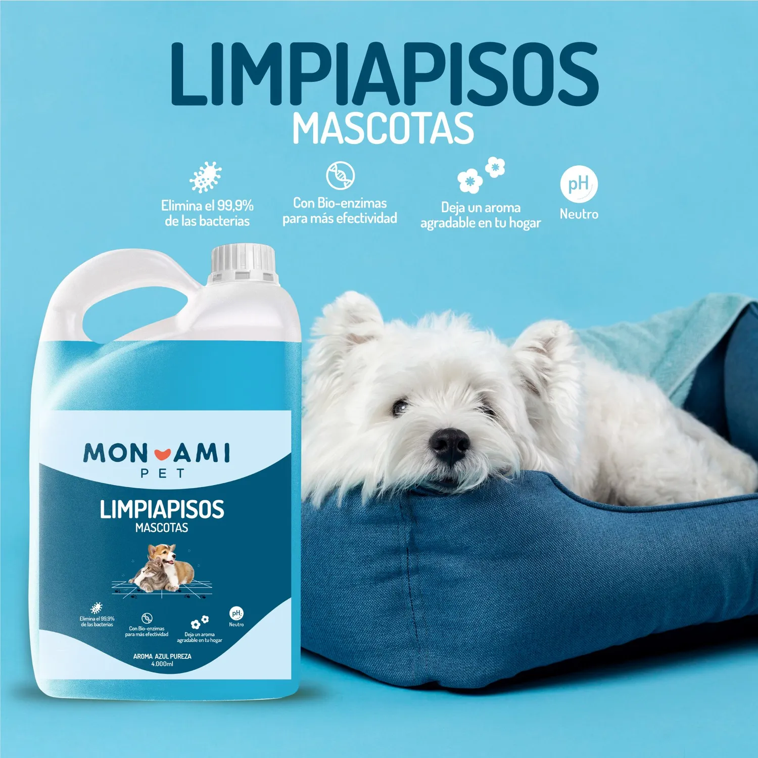 Limpiador Pisos Para Perro Mon Ami 1 gal 3