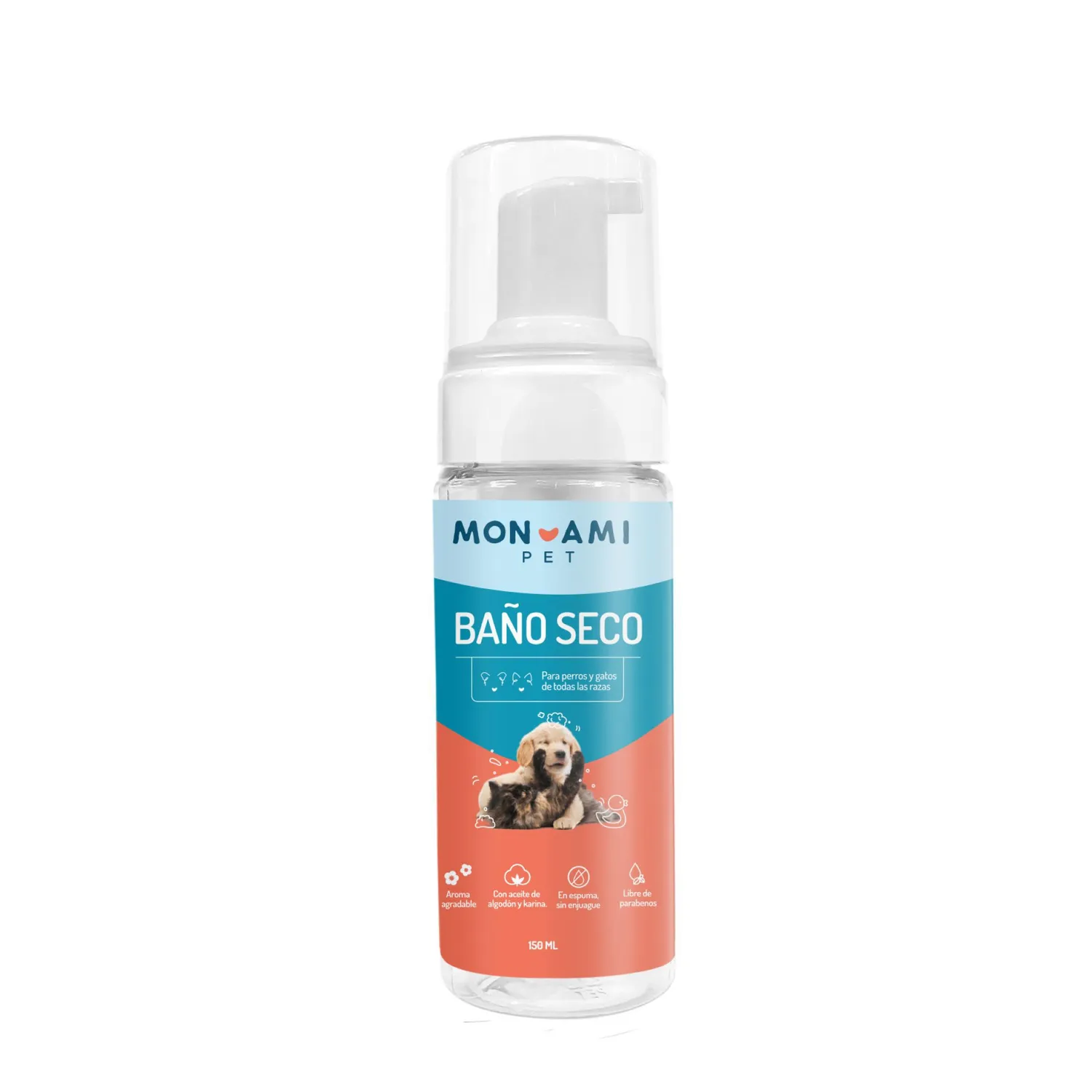 Baño Seco Para Mascotas Monami 150ml