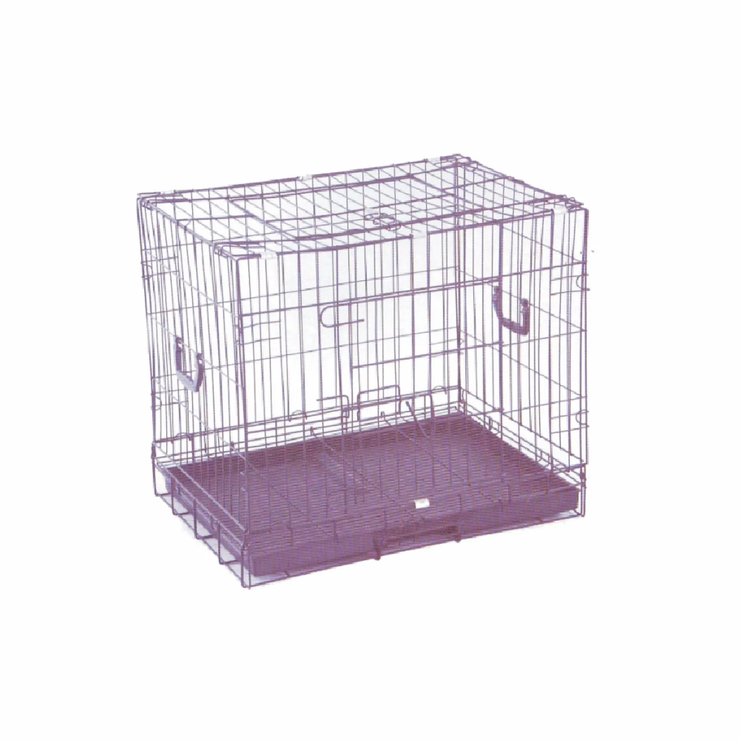 Corral Para Mascotas Metalico 72X61X90Cm Mediano Negro