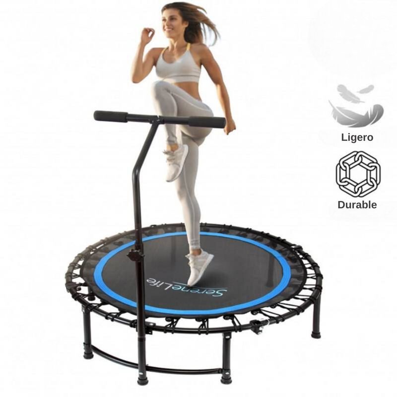 Trampolín Plegable Para Ejercicio Con Bandas De Resistencia | Cuotas sin interés