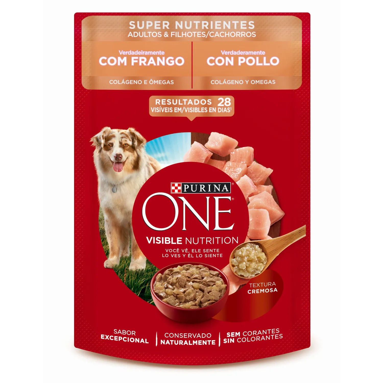 Comida Húmeda Para Perro Súper Cachorros Y Adultos One 85g